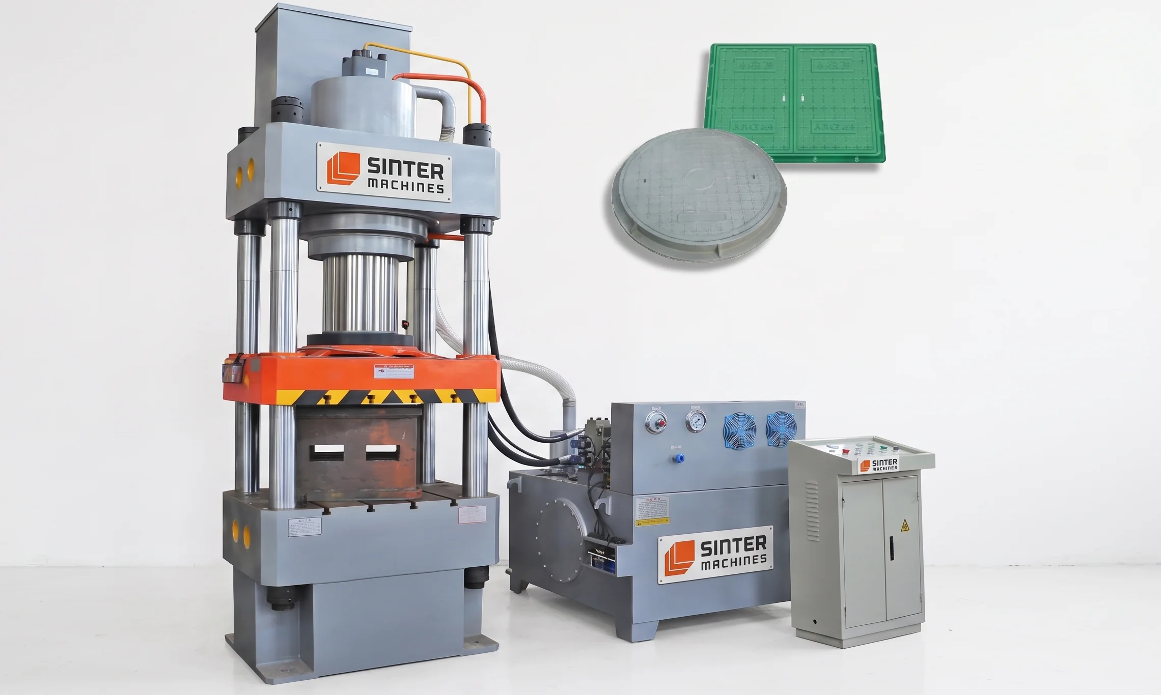 Manhole Covers & Rims Press — hydraulic press 1