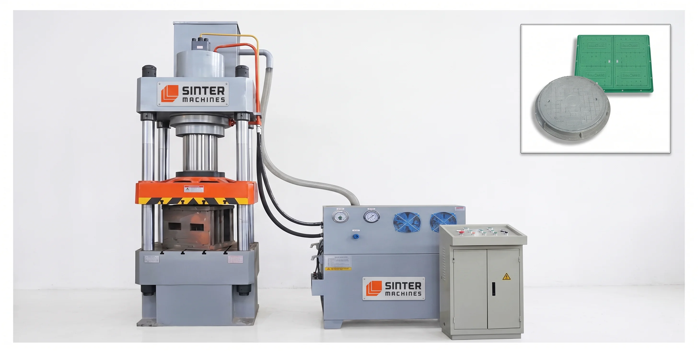 Manhole Covers & Rims Press — hydraulic press 3