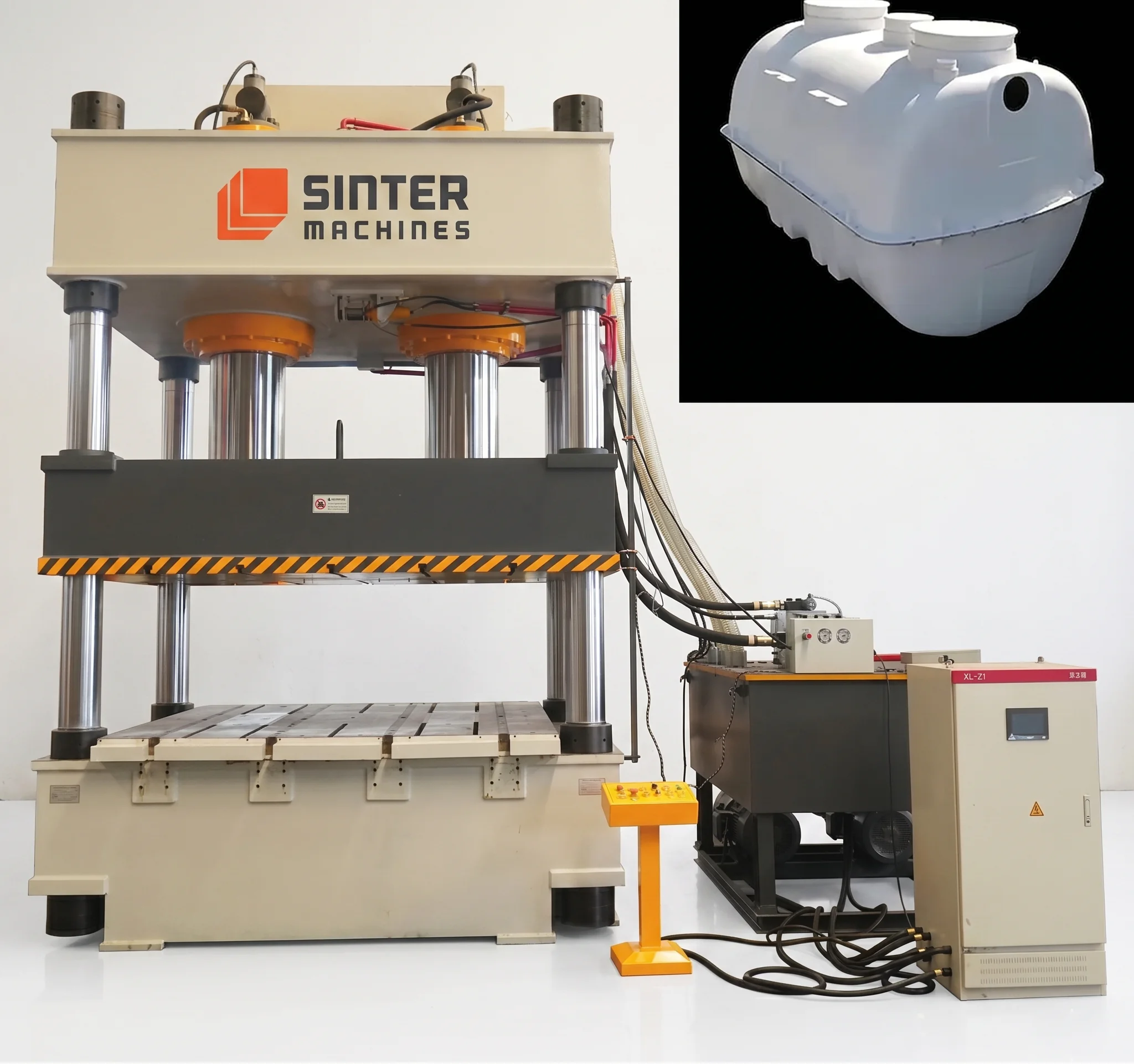 630T Plastic Water Tank Press press view 3
