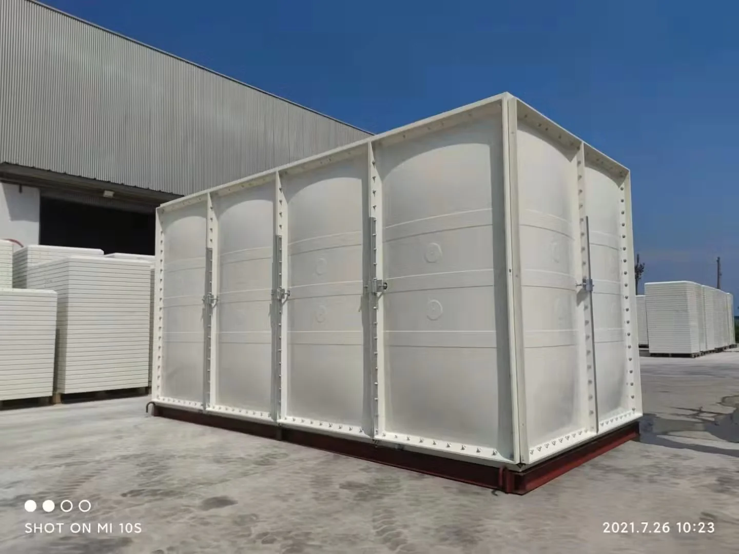 800T Water Tank Panel Press finished product 5