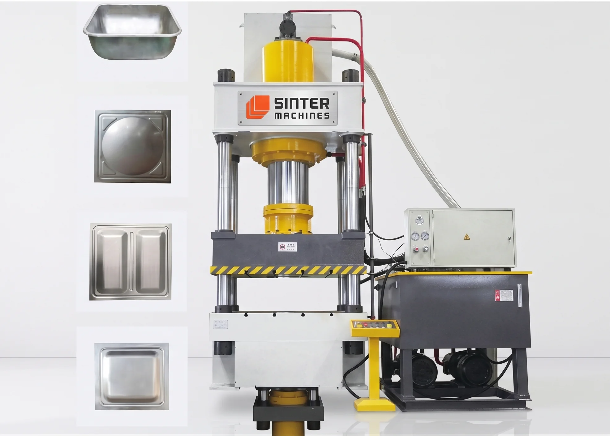 200T Aluminium Pot Press press view 3