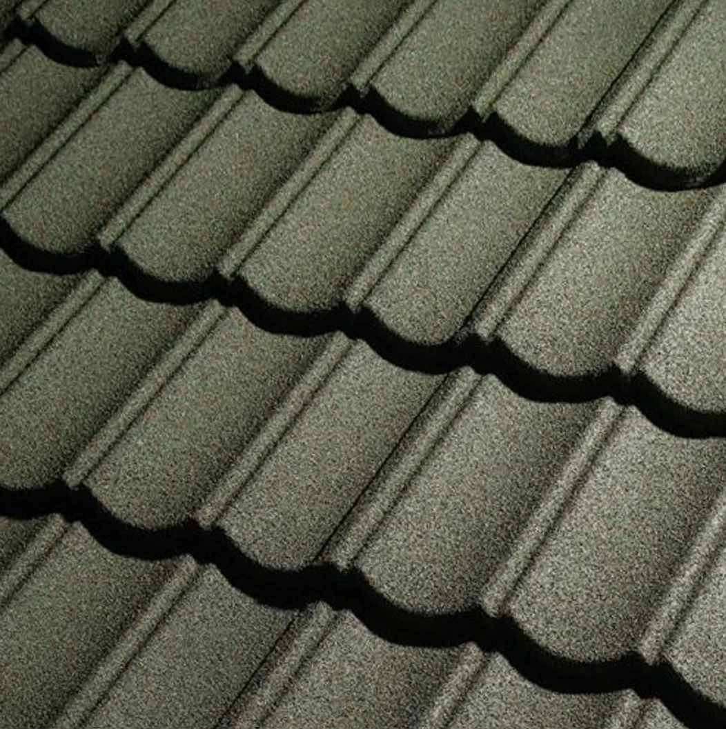 315T Metal Colour Stone Roof Tiles Press finished product 2