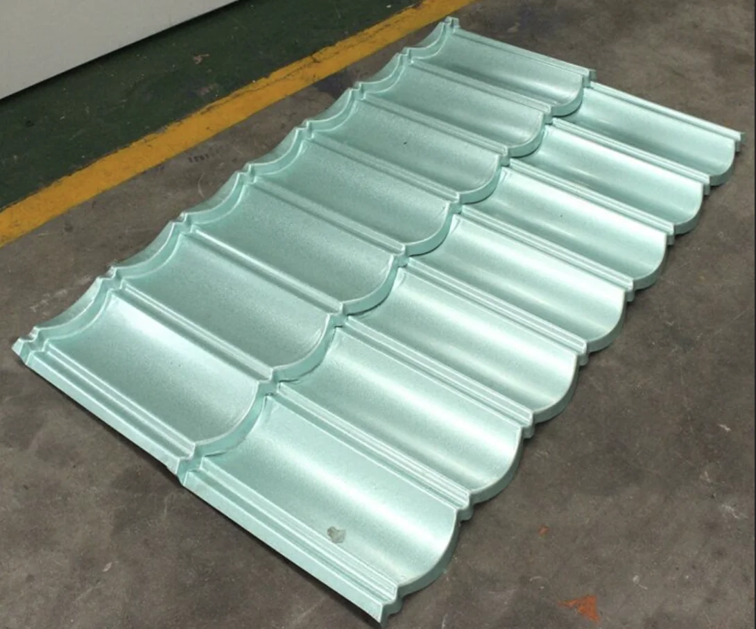 315T Metal Colour Stone Roof Tiles Press finished product 3