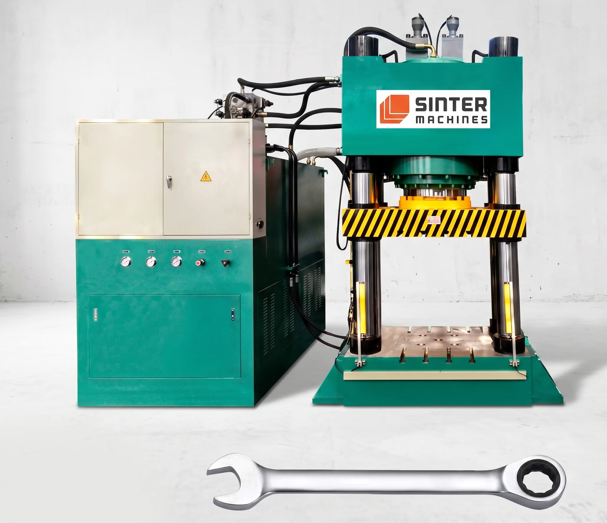 800T Bearing Case & Titanium Fasteners Press press view 4