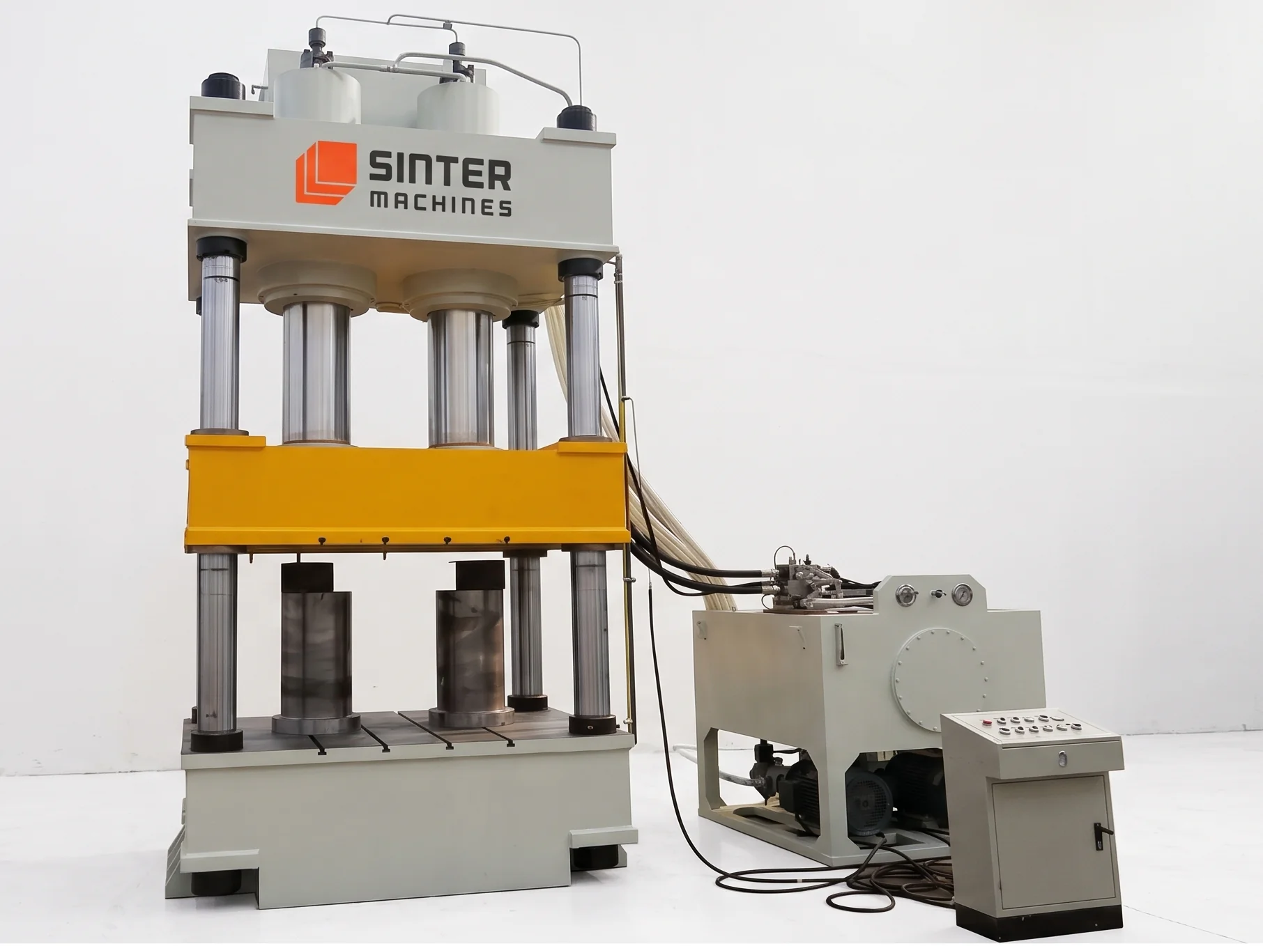 400T Precision Aluminium Heat Sink Press press view 4