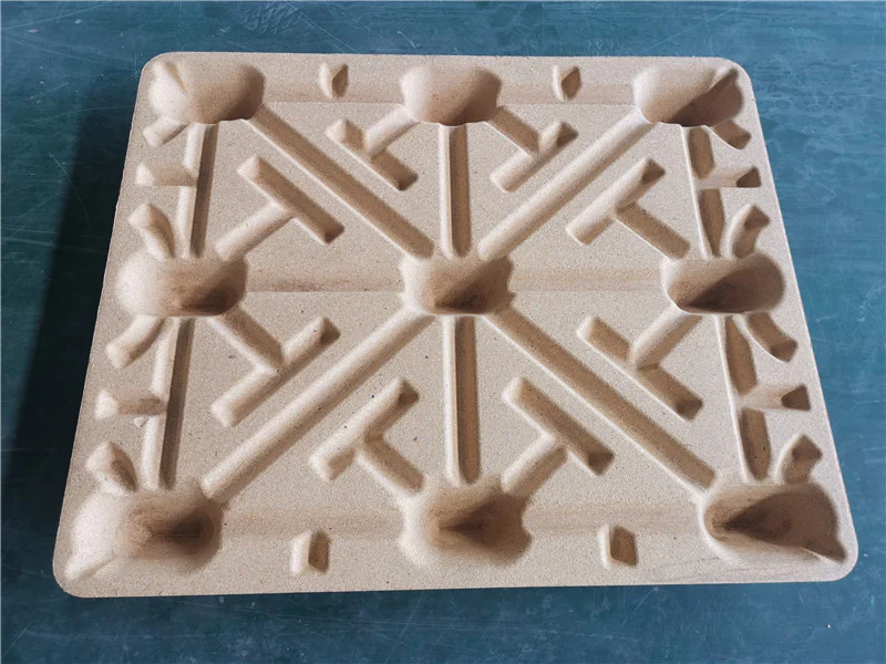 1250T Bagasse Pallets Press finished product 1