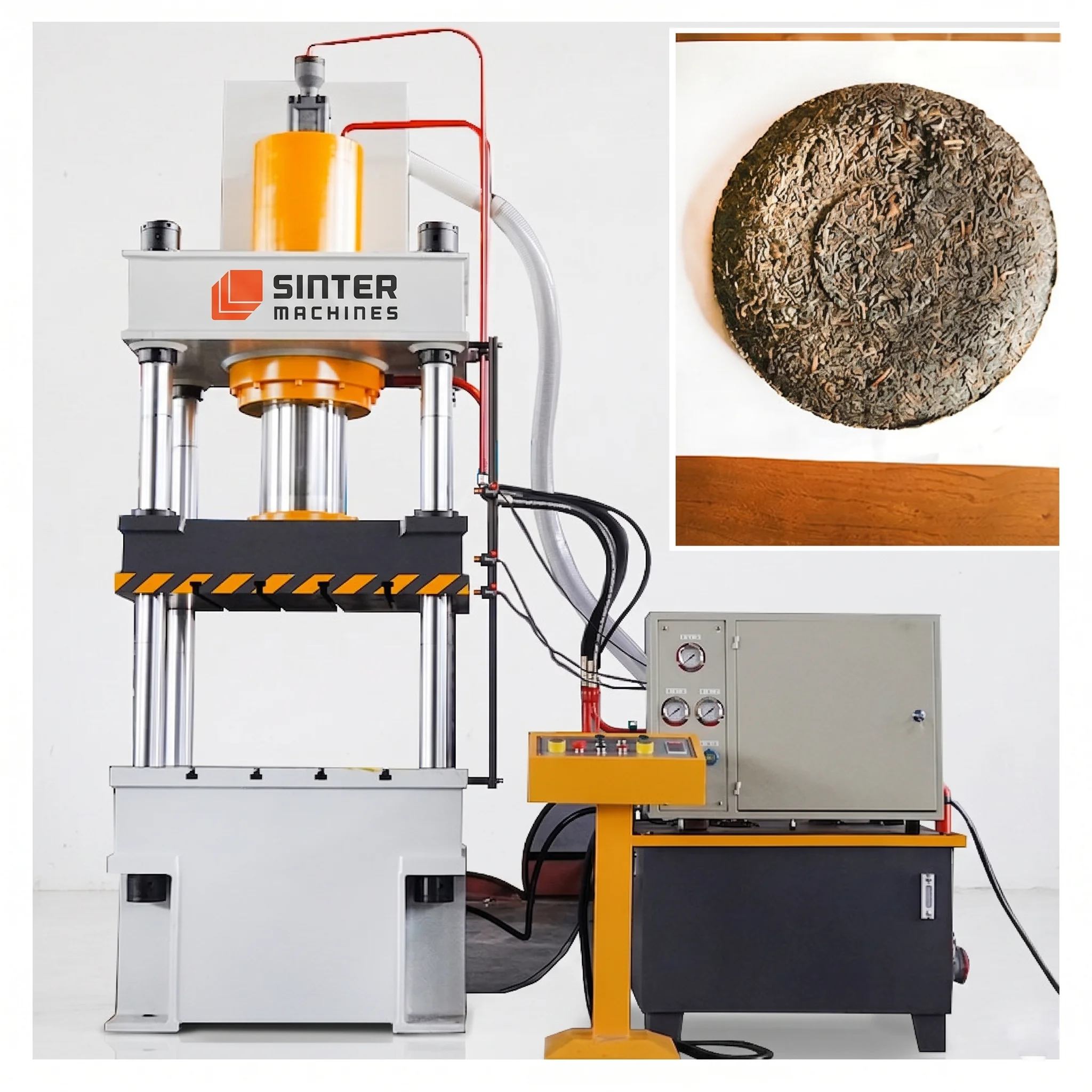 1000T Coconut Shell Powder Pallet Press press view 4