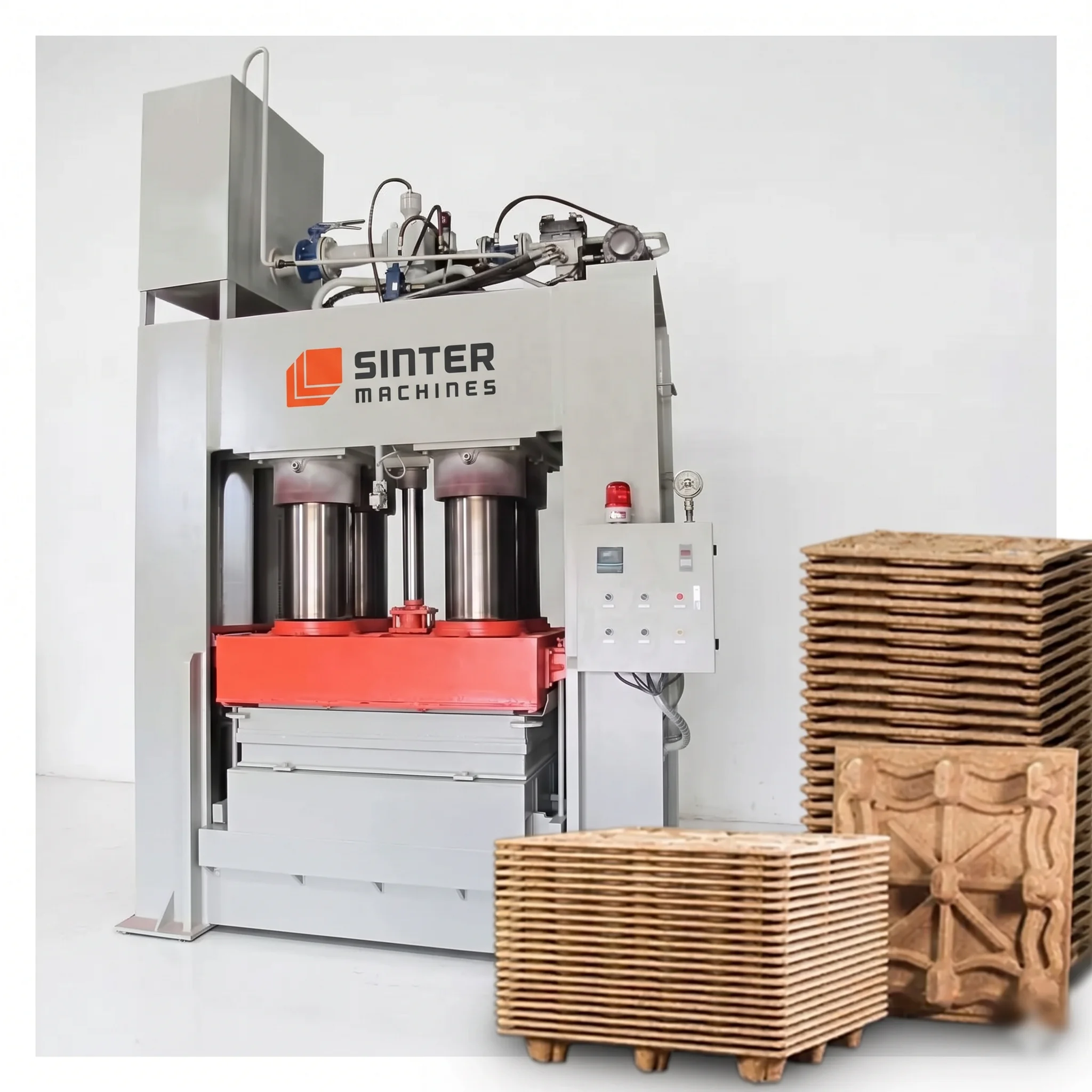 1600T Wood Sawdust Pallet Press press view 3