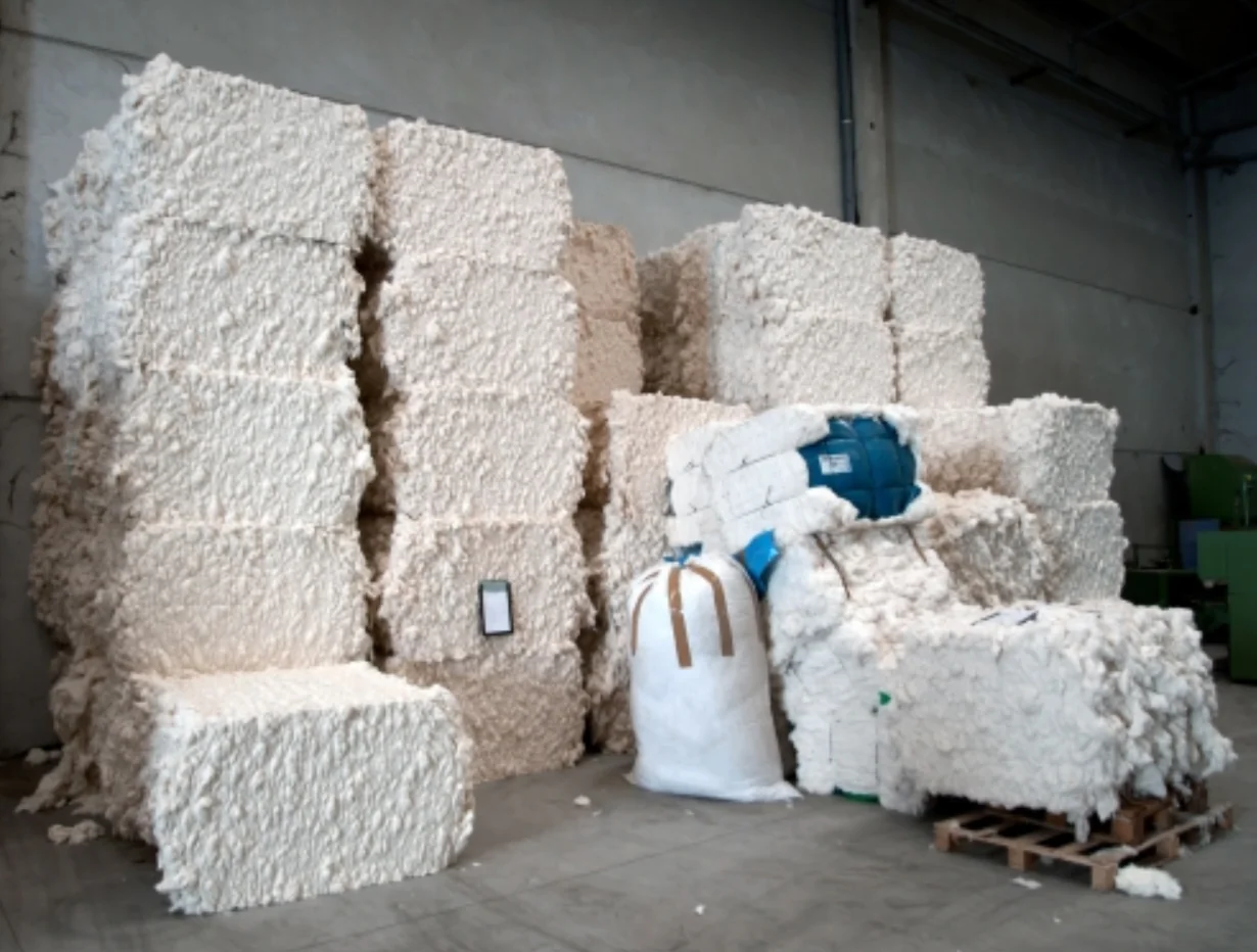2000T Cotton Fiber Baling Press finished product 5