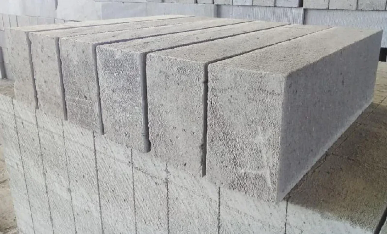 400T Crusher Quarry Dust Bricks Press finished product 6