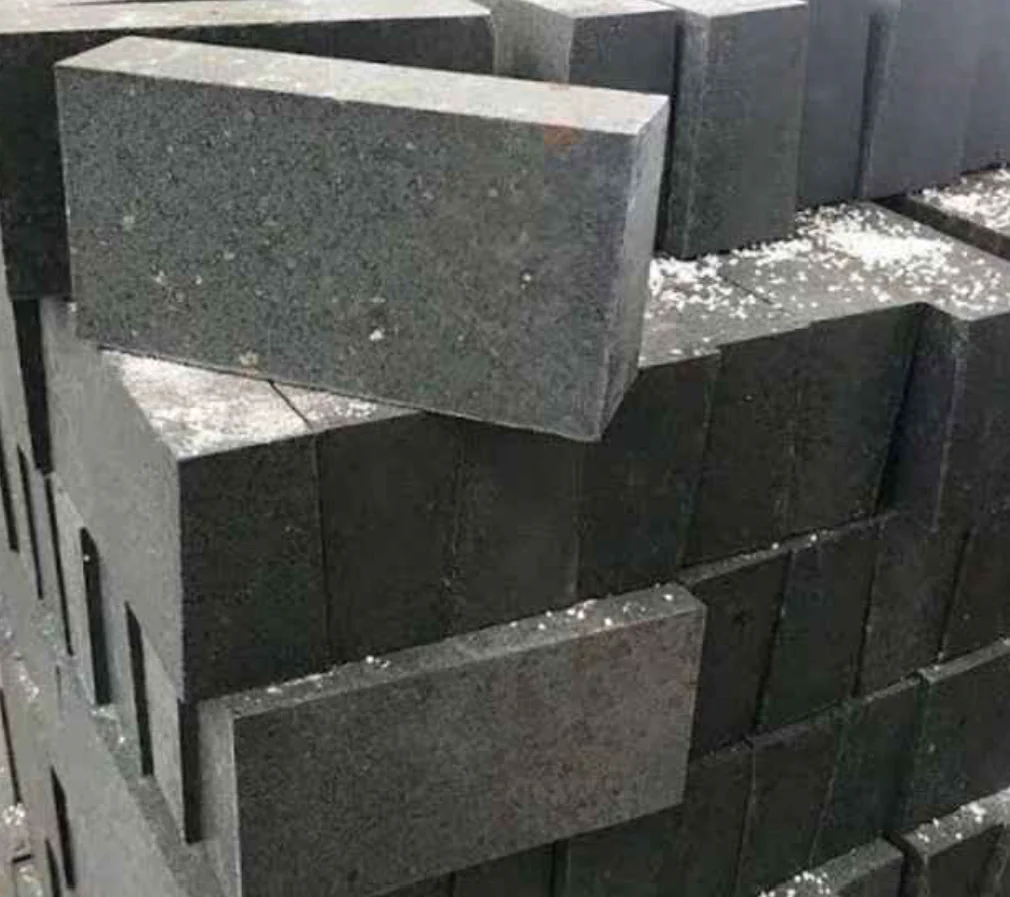 100T Bottom Pond Ash Bricks Press finished product 2