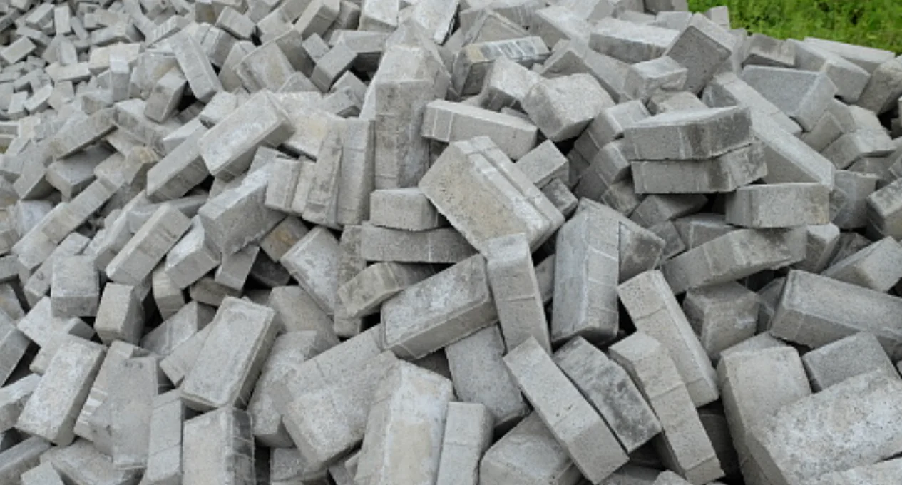 200T Bottom Pond Ash Bricks Press finished product 6