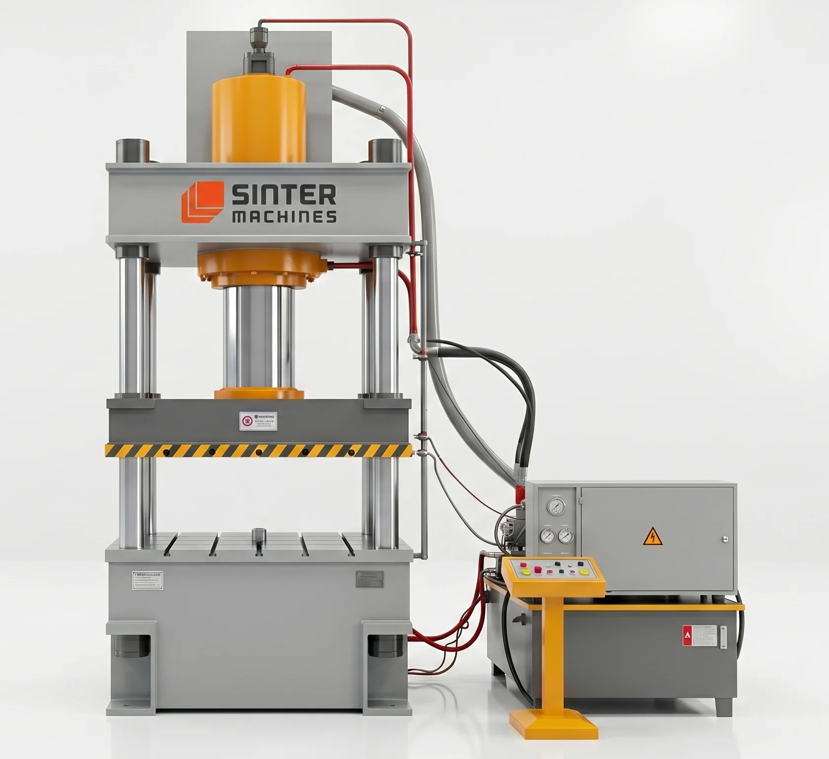 200T Bottom Pond Ash Bricks Press press view 3
