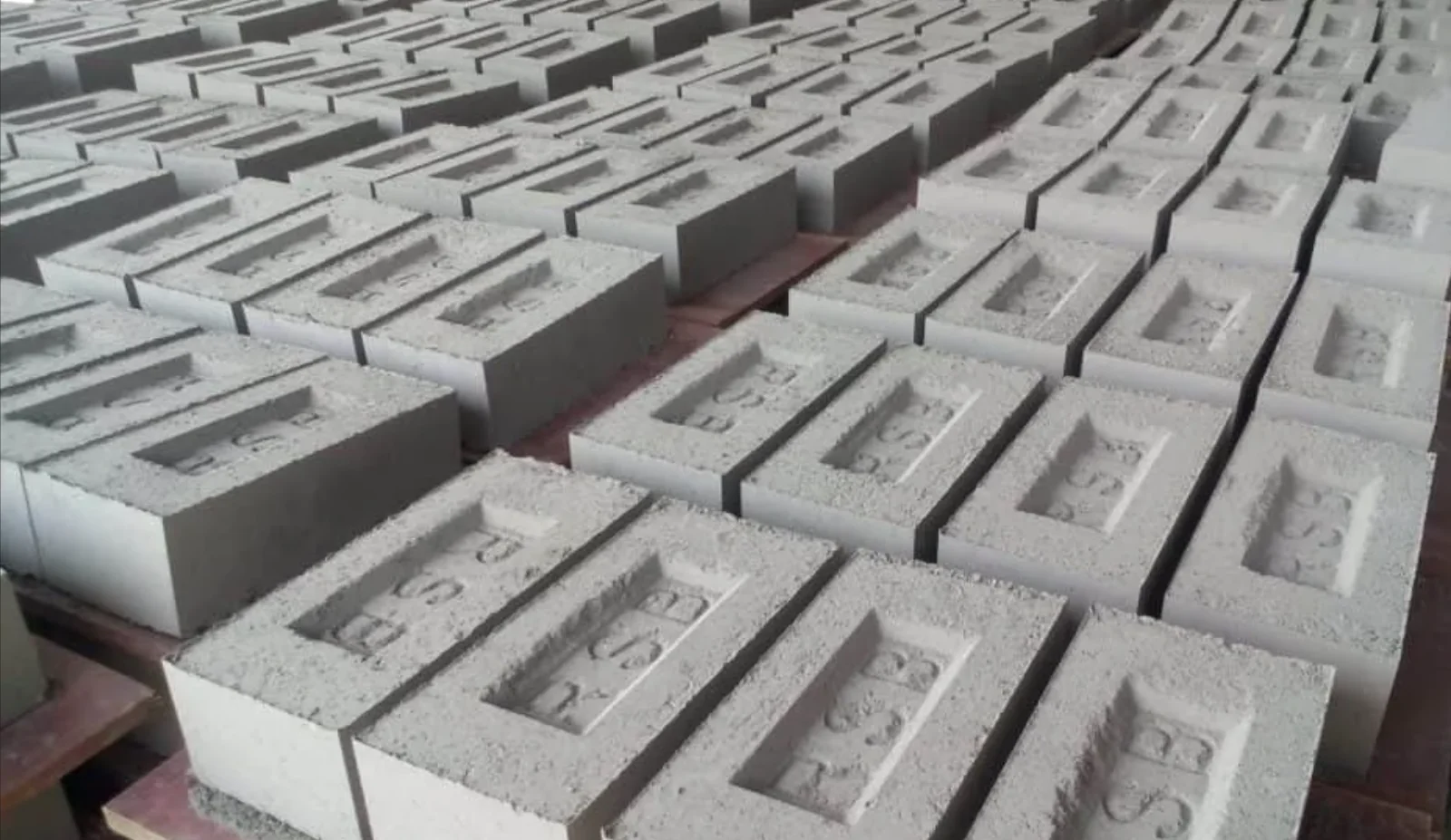 400T Bottom Pond Ash Bricks Press finished product 1