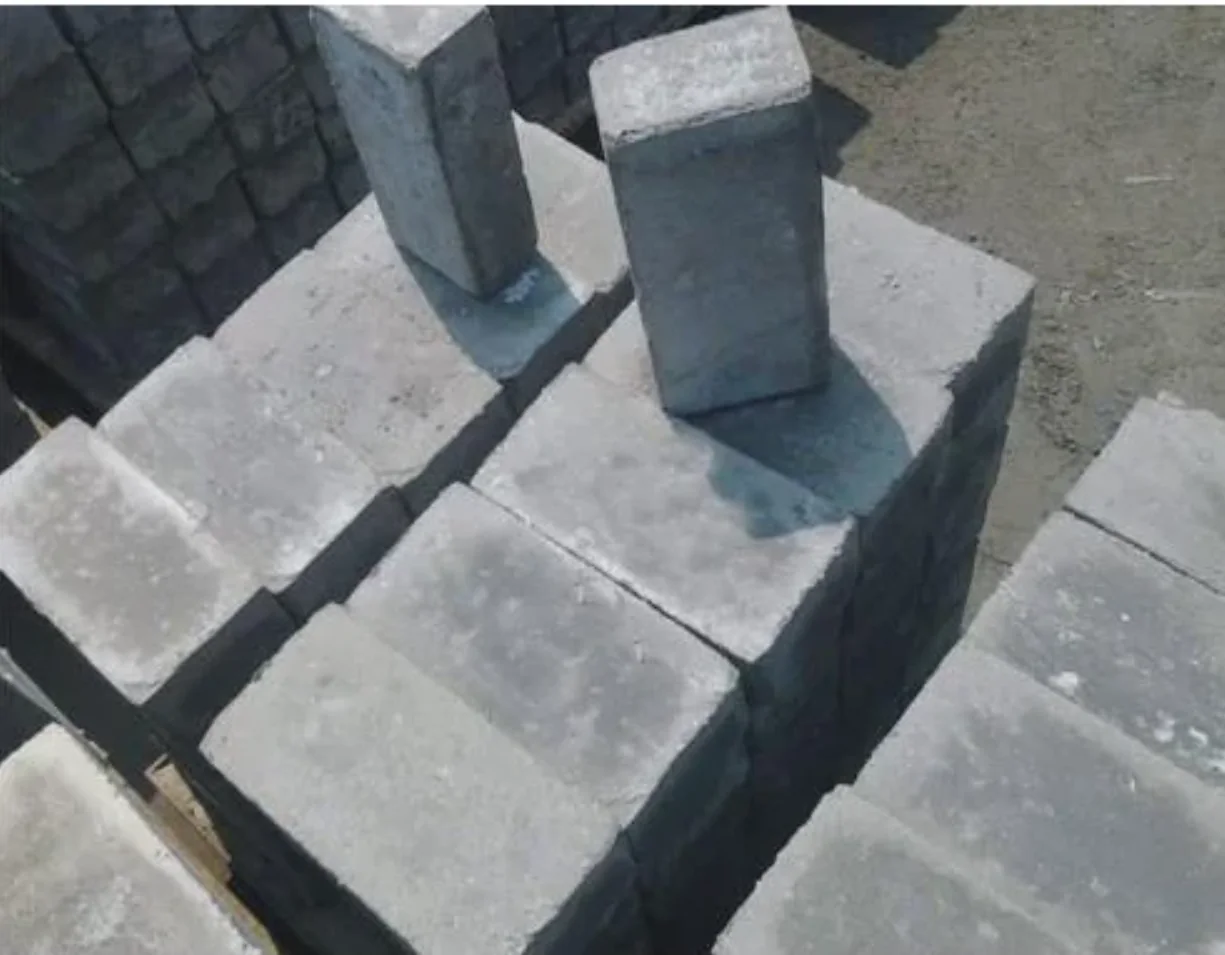 400T Bottom Pond Ash Bricks Press finished product 4