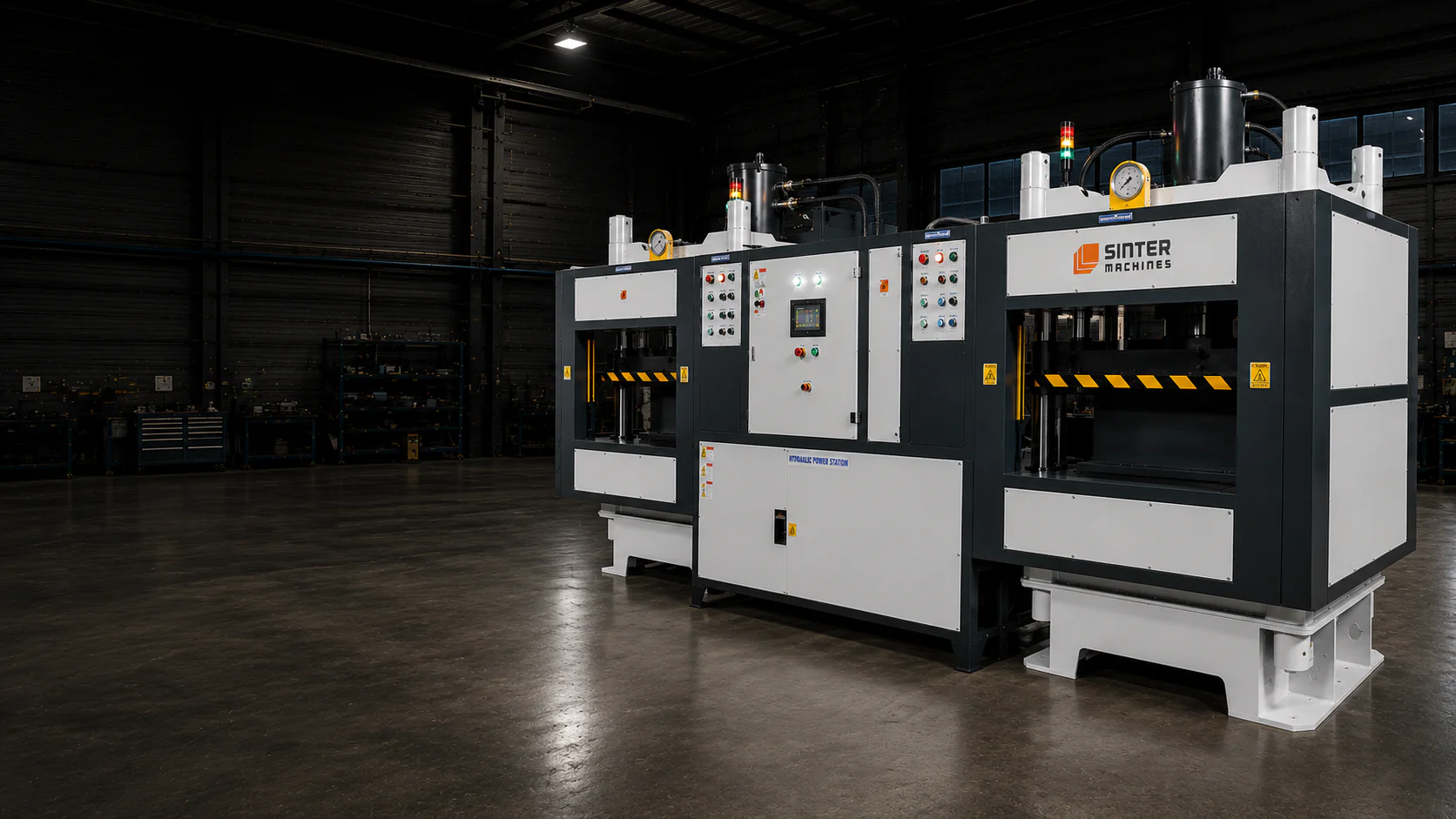 Industrial hydraulic press manufacturing facility