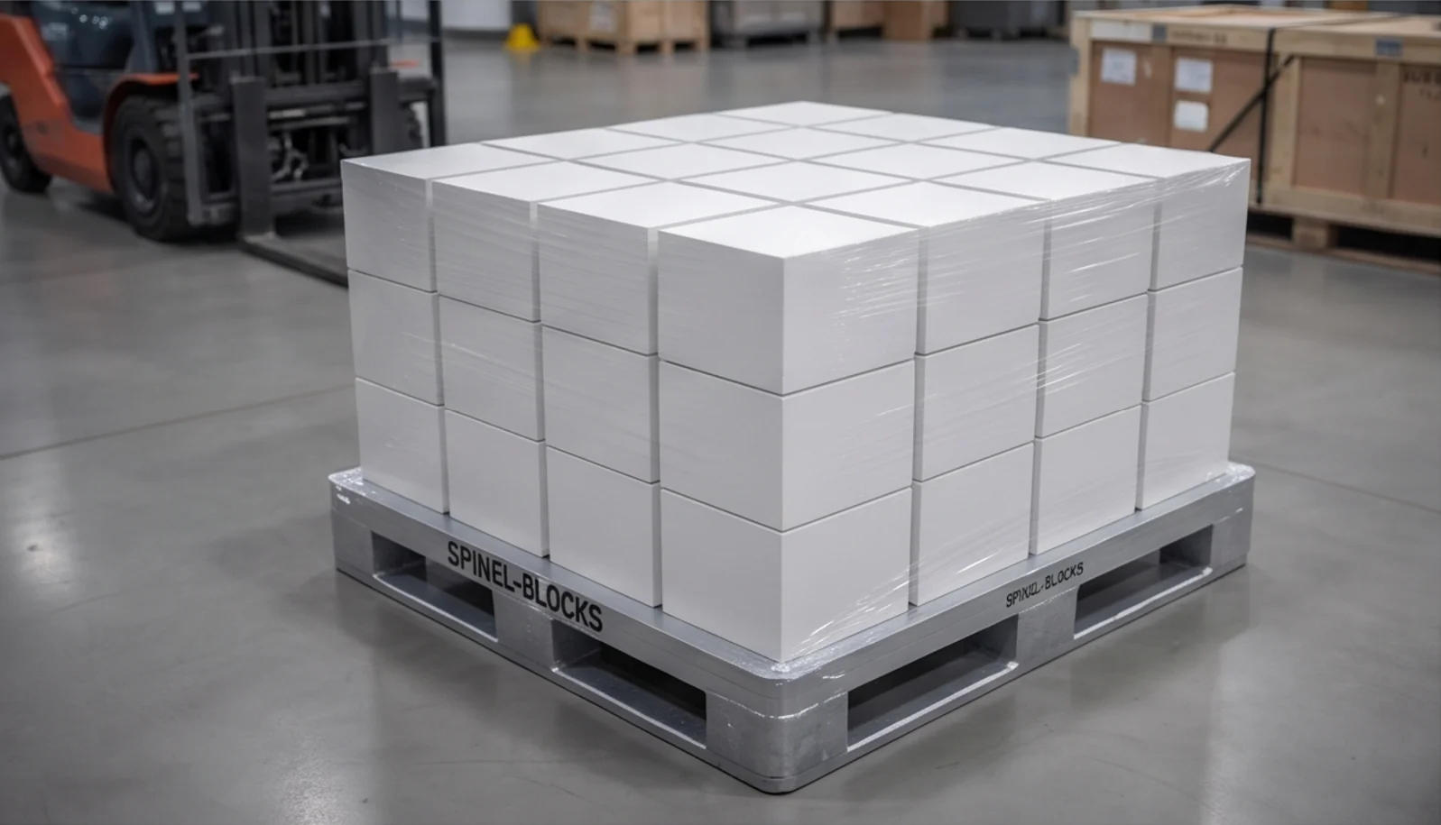 500T Spinel Powder Block Press — finished product 4