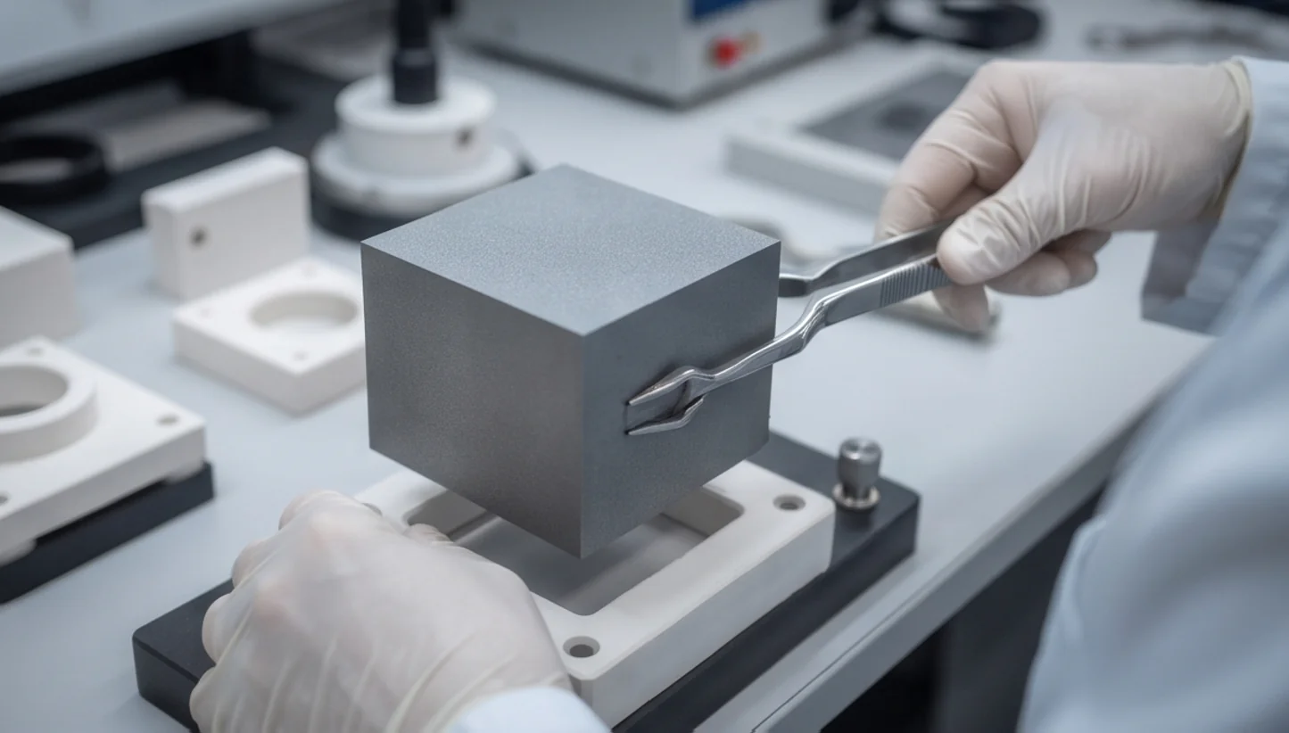 315T Stibnite Powder Block Press — finished product 3