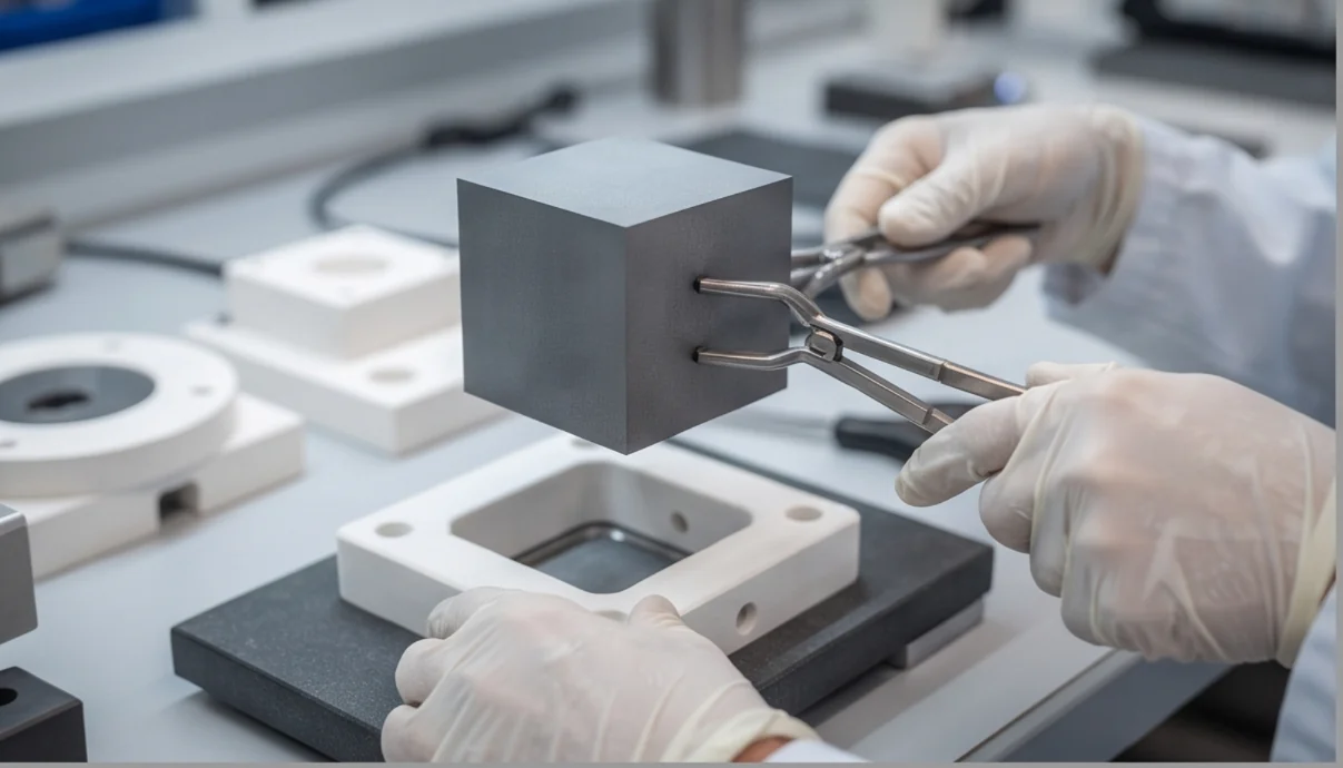 400T Molybdenite Powder Block Press — finished product 3