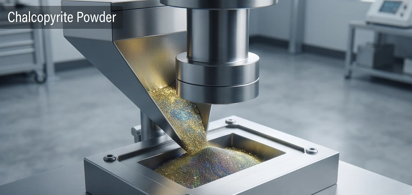 500T Chalcopyrite Powder Block Press — finished product 1