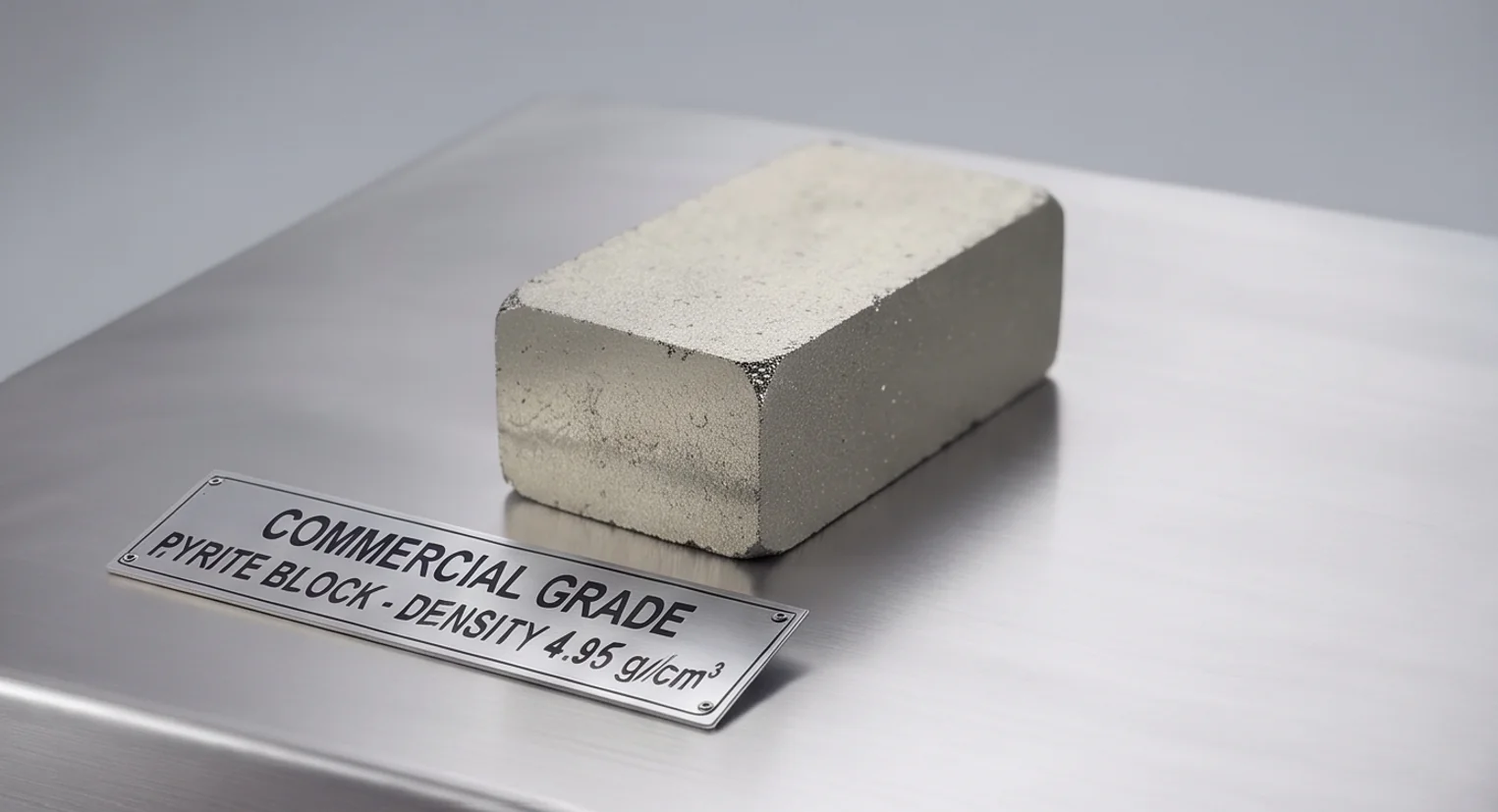 400T Pyrite Powder Block Press — finished product 1