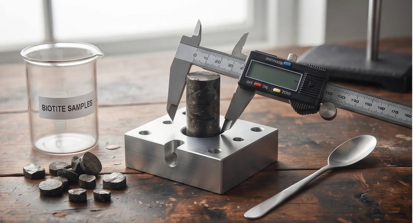 100T Biotite Powder Block Press — finished product 2