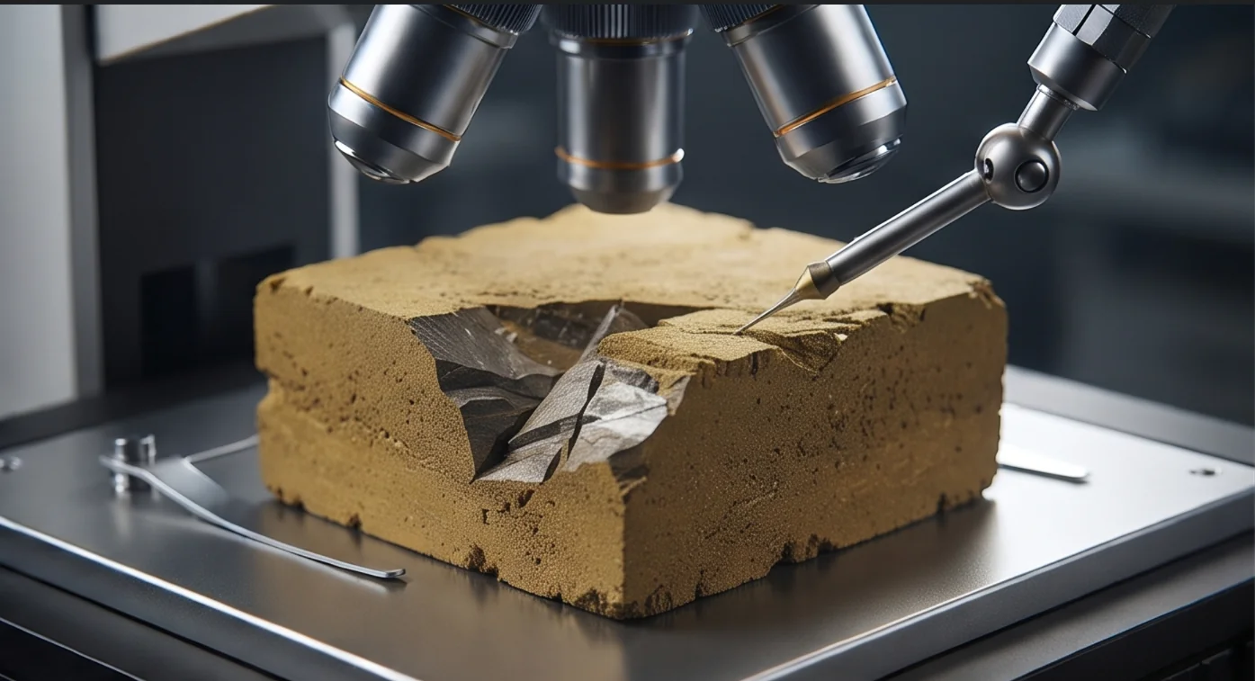 500T Limonite Powder Block Press — finished product 4