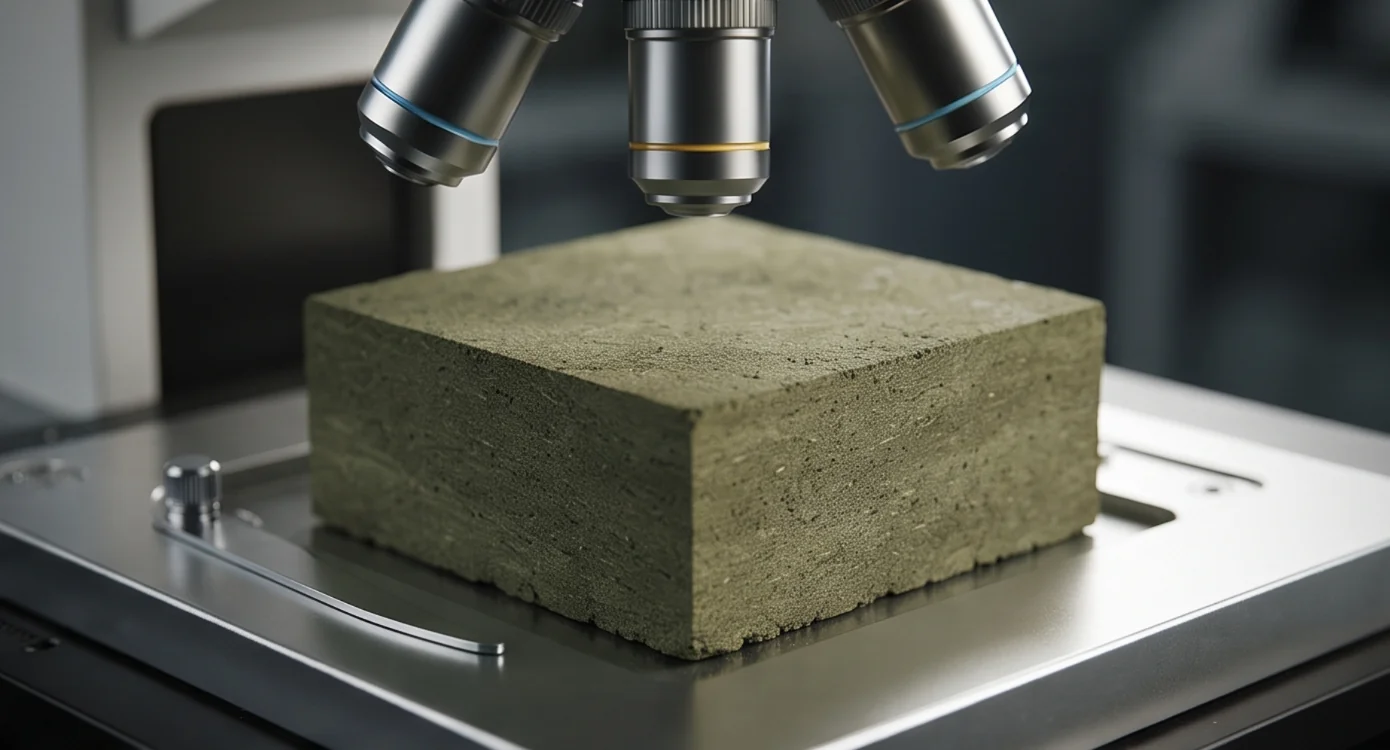 100T Glauconite Powder Block Press — finished product 3