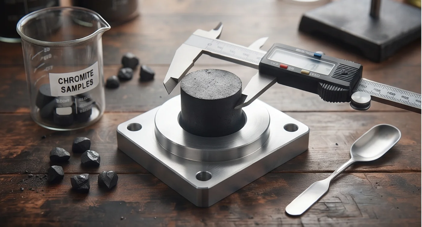 630T Chromite Powder Block Press — finished product 2