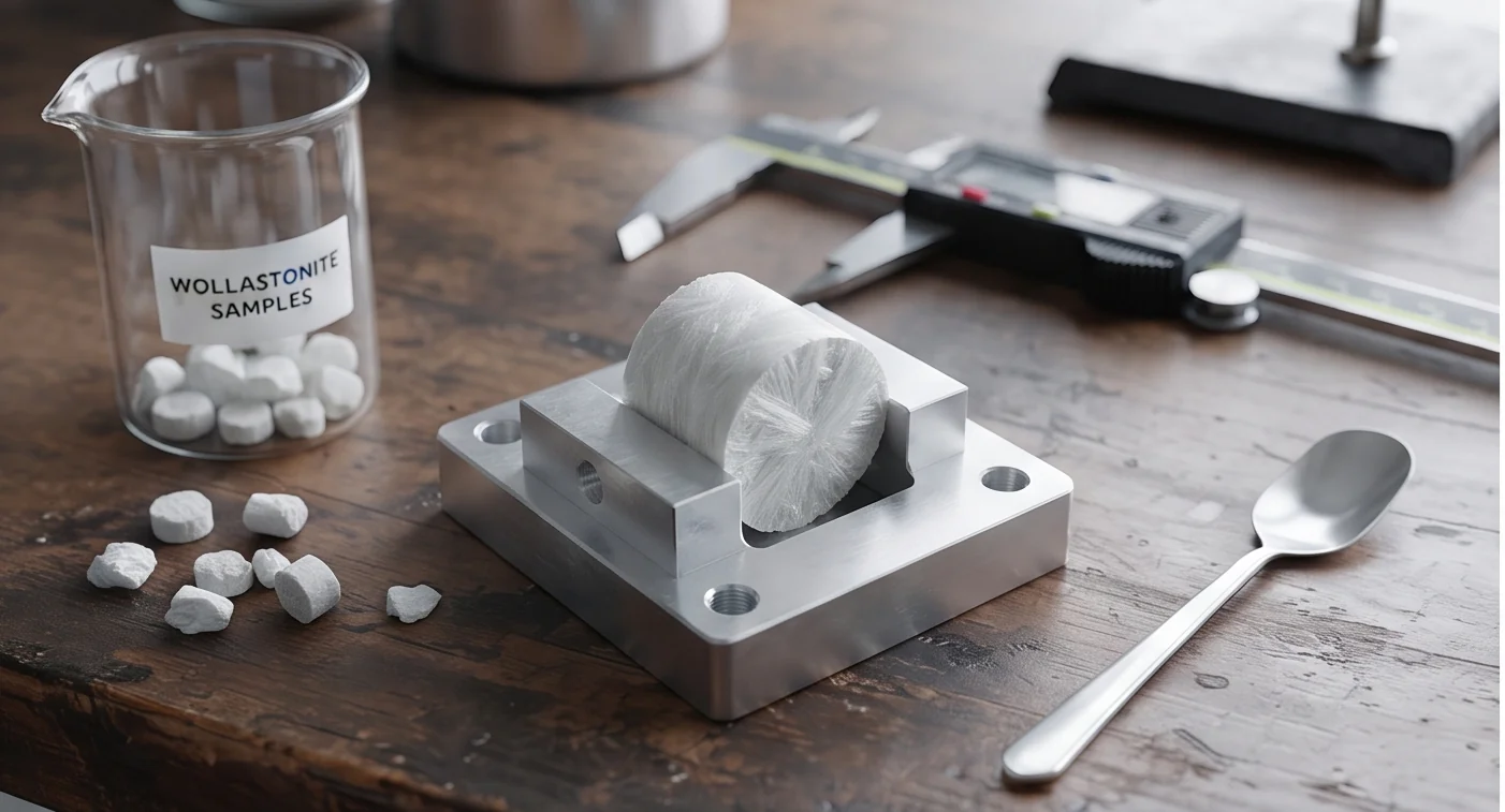 200T Wollastonite Powder Block Press — finished product 1