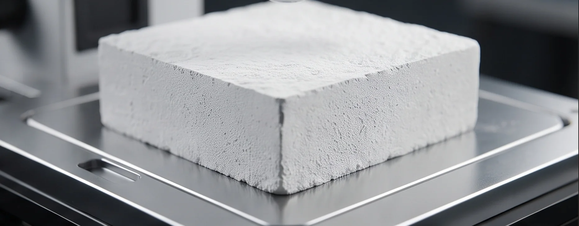 500T Kaolinite Powder Block Press — finished product 1
