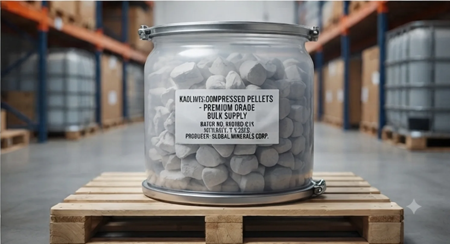 500T Kaolinite Powder Block Press — finished product 4