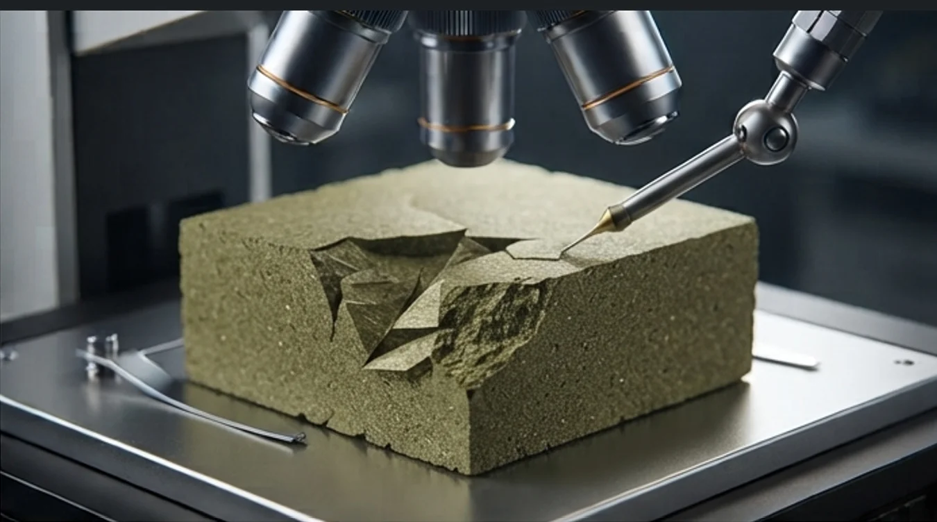 315T Olivine Powder Block Press — finished product 2