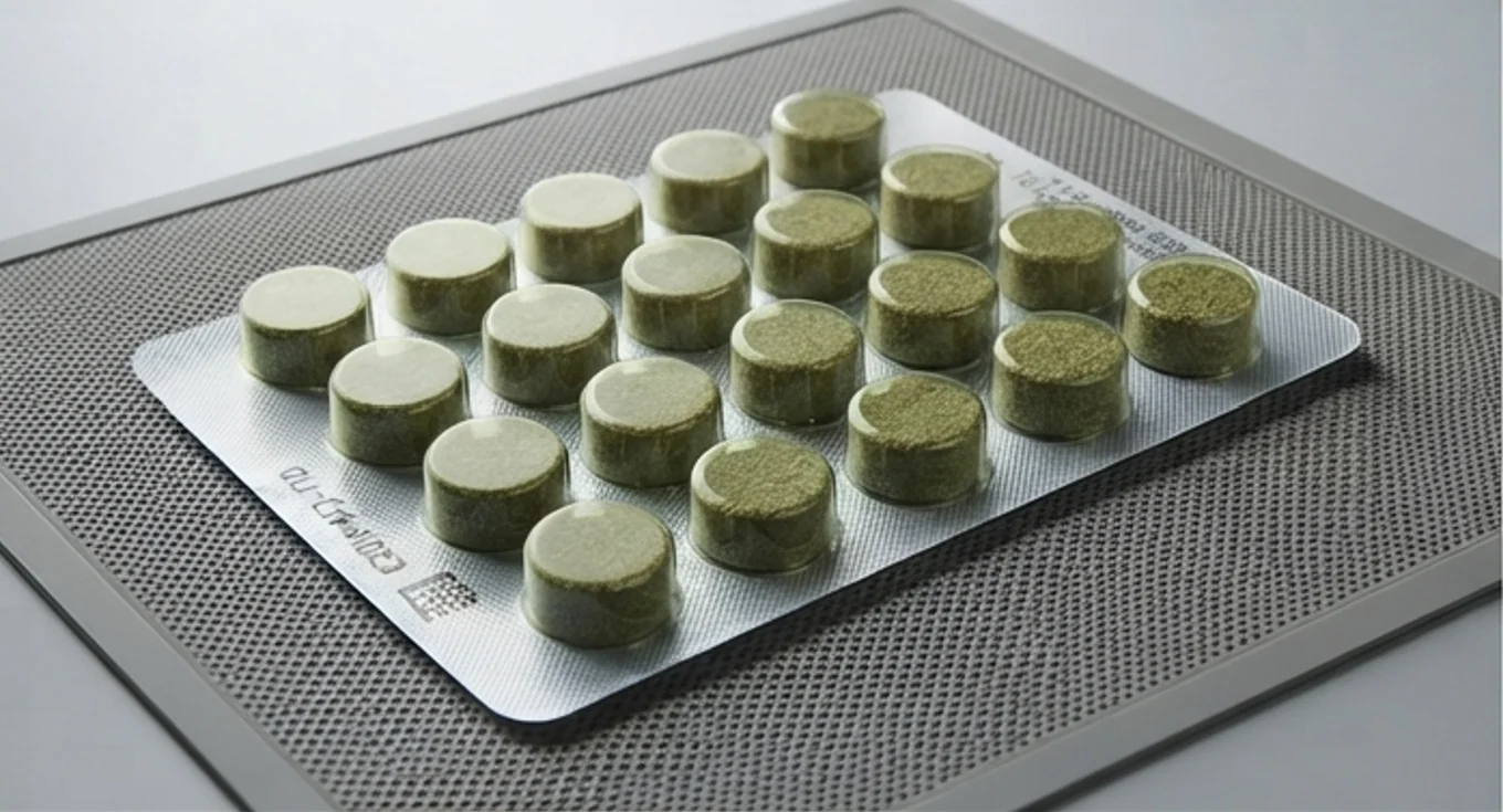 315T Olivine Powder Block Press — finished product 3