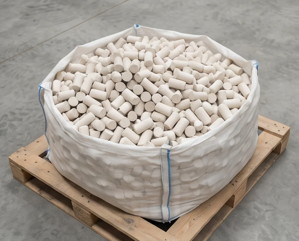 500T Halloysite Powder Block Press — finished product 2