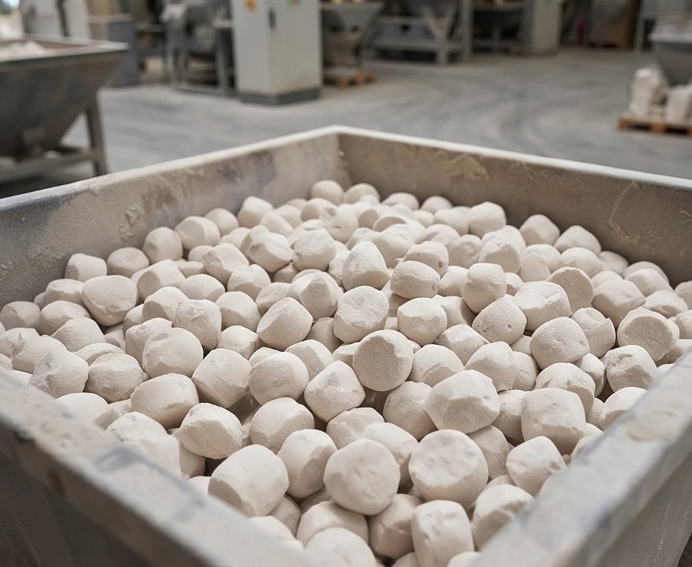 200T Calcite Powder Block Press — finished product 2