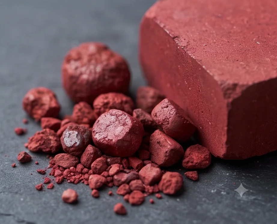 200T Cinnabar Powder Block Press — finished product 4
