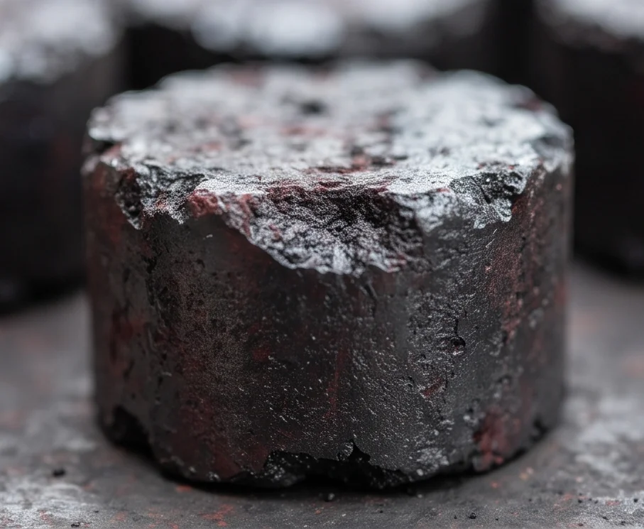 800T Hematite Powder Block Press — finished product 4