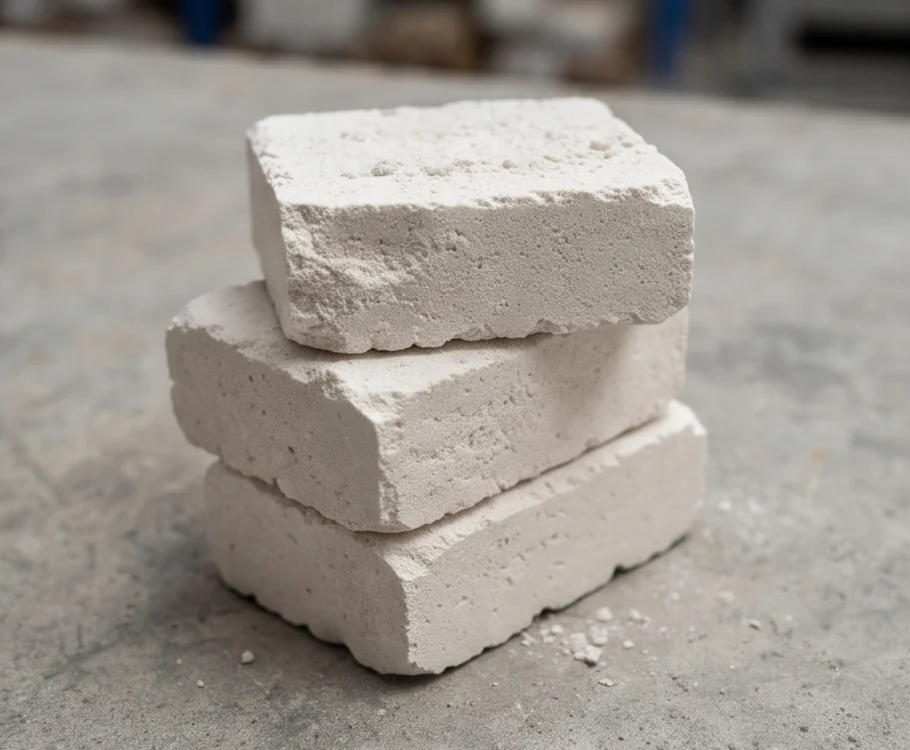 800T Dolomite Powder Block Press — finished product 1