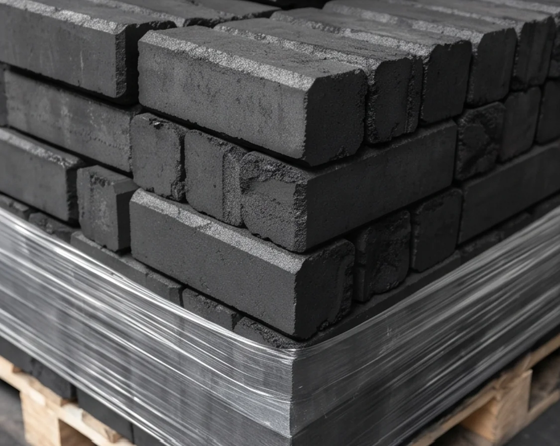 500T Coal Powder Block Press — finished product 2