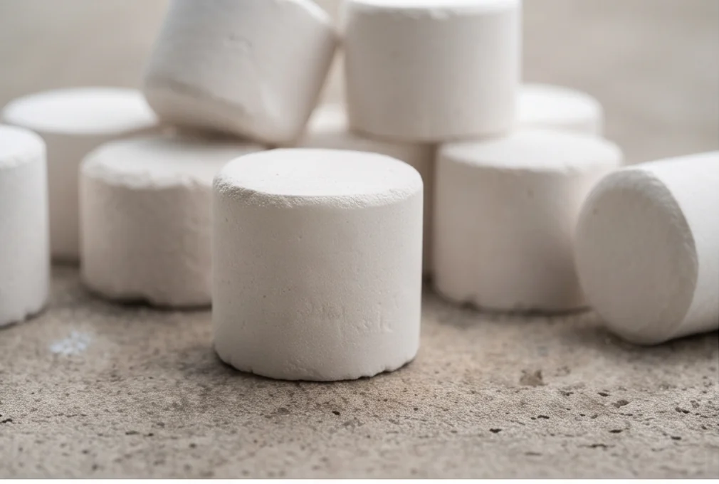 200T Talc Powder Block Press — finished product 1