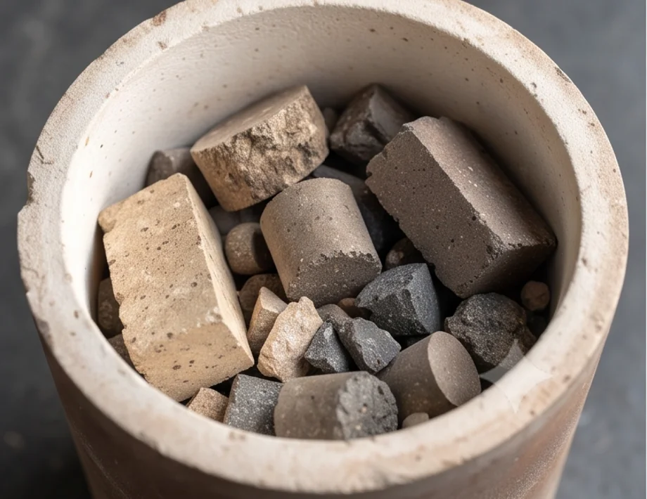 1600T Refractory Powder Block Press — finished product 4