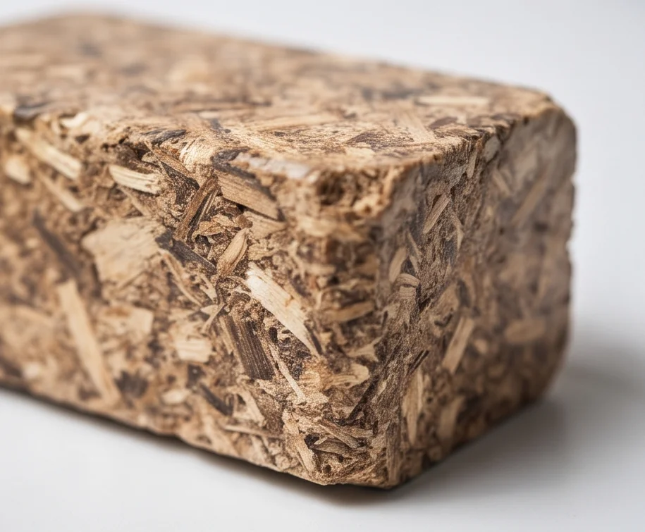 500T Wood chips Powder Block Press — finished product 1