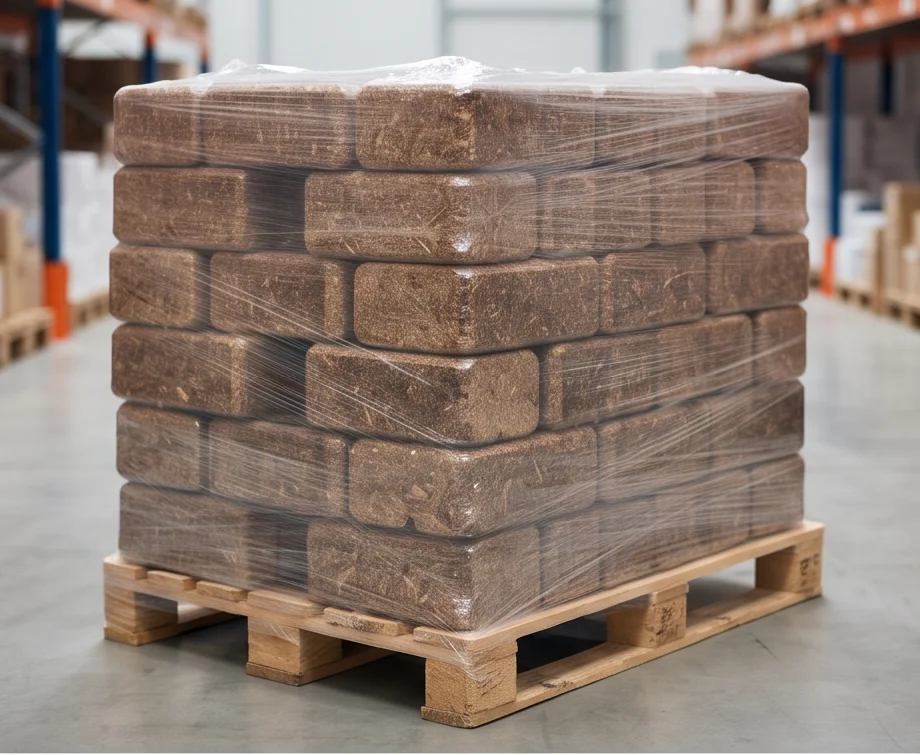 500T Wood chips Powder Block Press — finished product 2