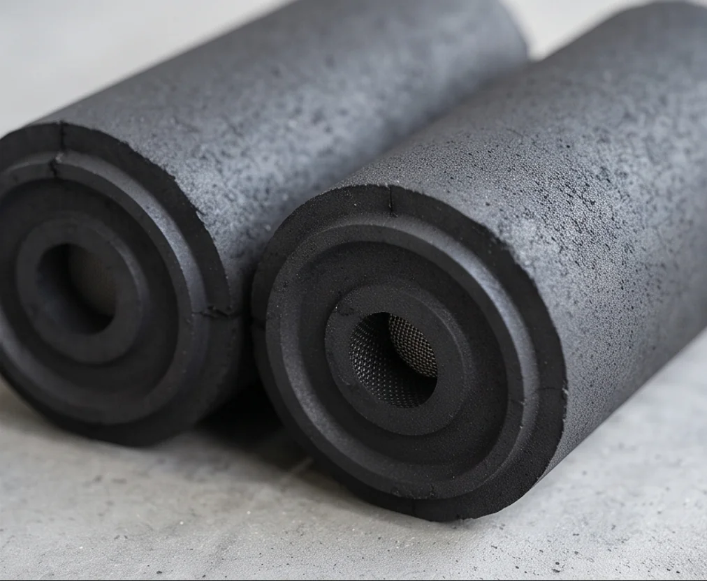 500T Activated carbon Powder Block Press — finished product 3