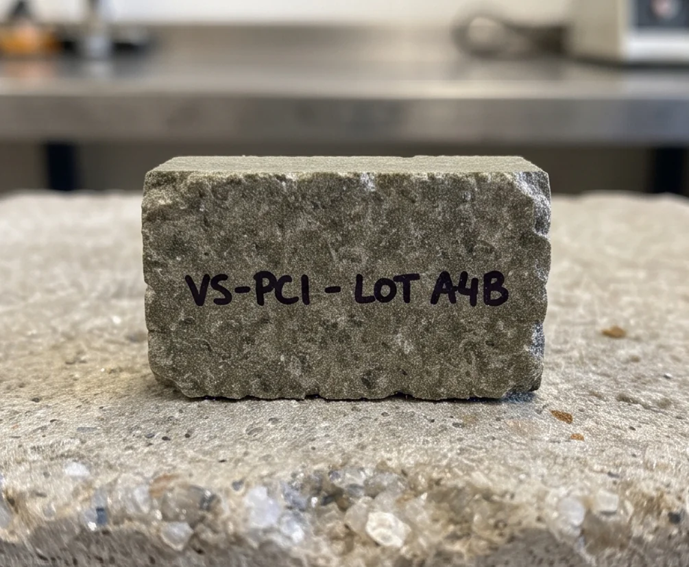 630T Vesuvianite Powder Block Press — finished product 1