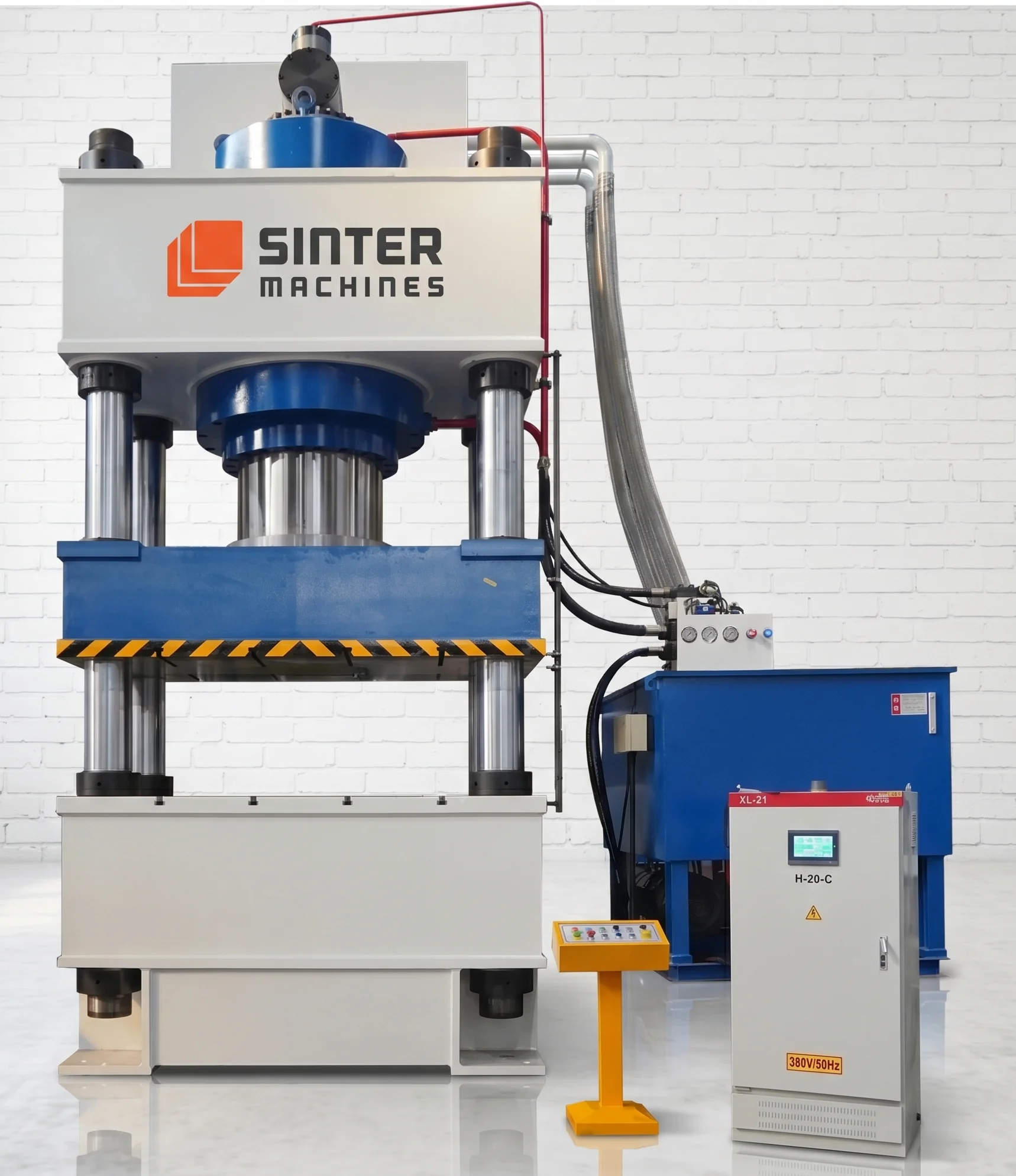 1600T Cocopeat Coir Pith Block Press 4