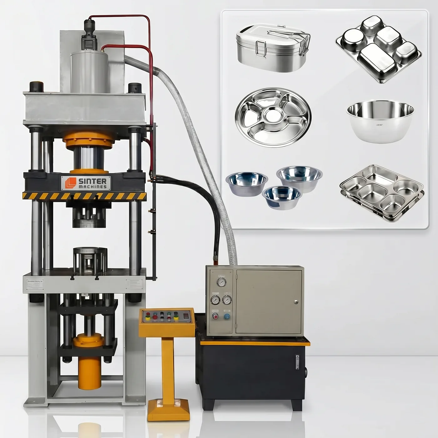 200T Aluminium Pot Press